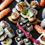 The stunning sushi platter that is just part of aqua kyoto Infinity Brunch