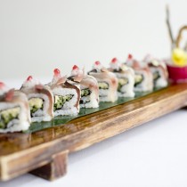 Mackerel & ginger maki roll