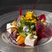 beetroot salad with silken tofu