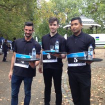 Javier, Miguel and Rajesh from aqua london