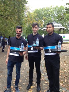 Javier, Miguel and Rajesh from aqua london